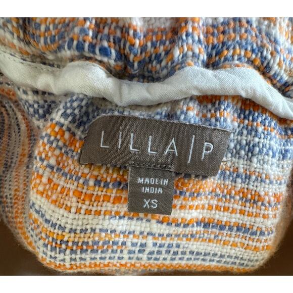 Lilla P Striped Pull-On Cotton Skirt - XS - Picture 8 of 10